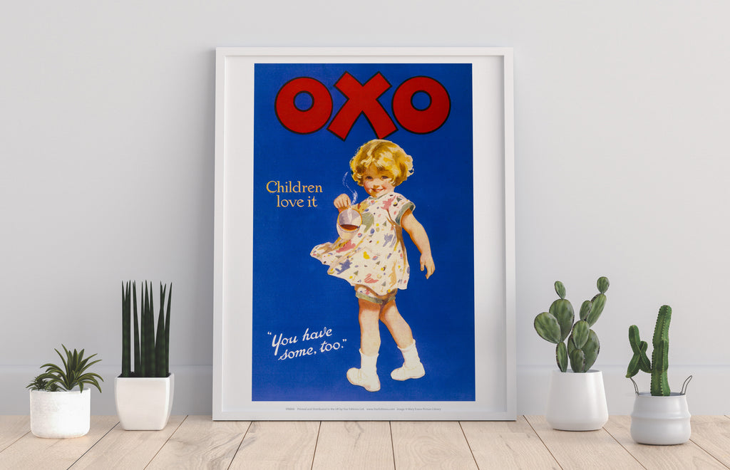 Oxo- Children Love It - 11X14inch Premium Art Print