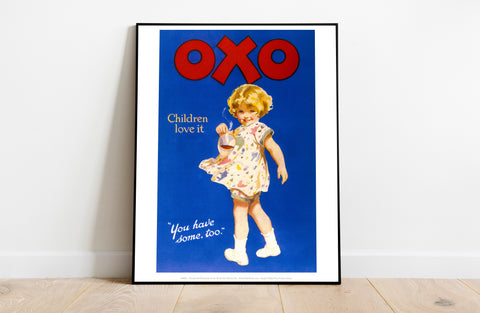 Oxo- Children Love It - 11X14inch Premium Art Print