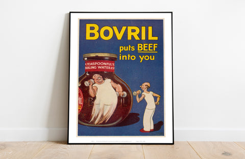 Bovril Puts Beef Into You - 11X14inch Premium Art Print