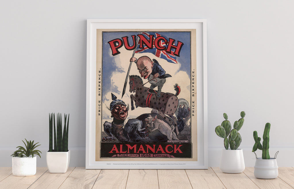 Punch, Almanack, Punch Office, 1915, London Art Print