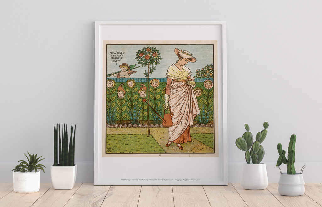 How Does My Ladys Garden Grow - 11X14inch Premium Art Print