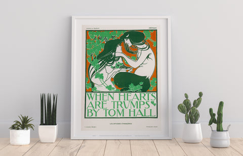Man And Women In Each Others Arms Art Print