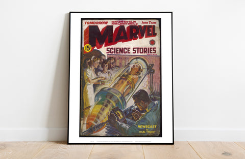 Marvel Science Stories, A Red Circle Magazine, Art Print