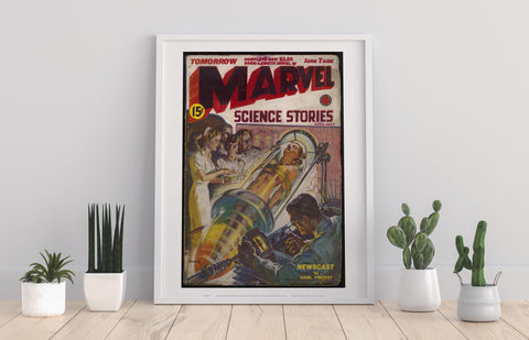 Marvel Science Stories, A Red Circle Magazine, Art Print