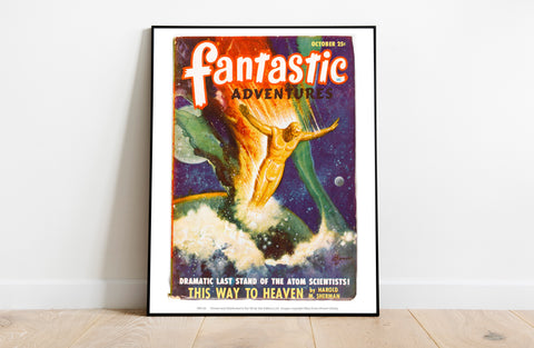 Fantastic Adventures, Dramatic Last Stand Art Print