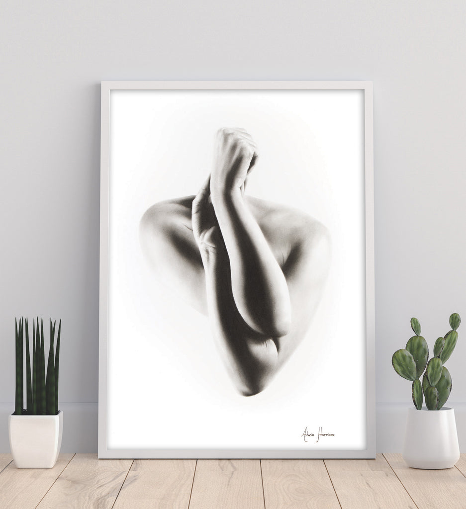 AHVIN133: Nude Woman Charcoal Study 55