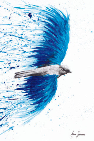 AHVIN13: Blue Healing Bird