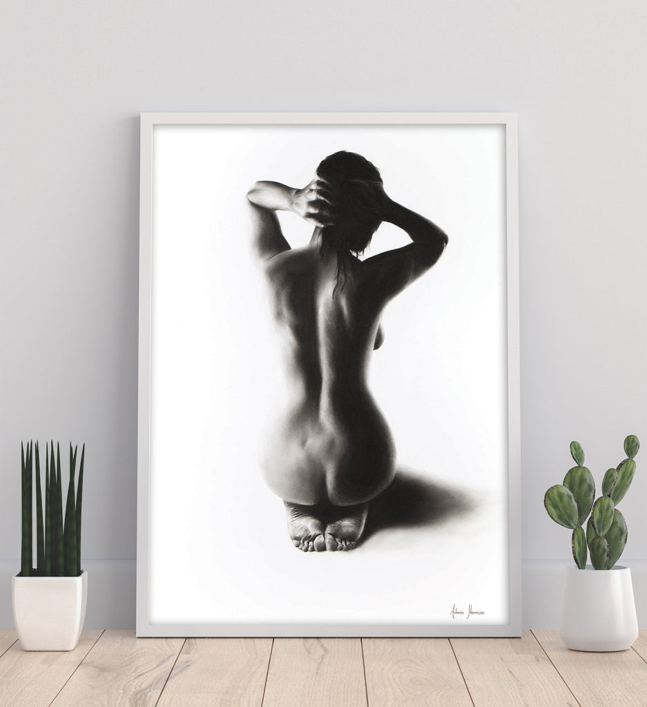 AHVIN151: Nude Woman Charcoal Study 57