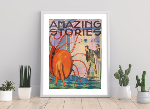 Amazing Stories By Geroge H. Scheer, Jr - Premium Art Print