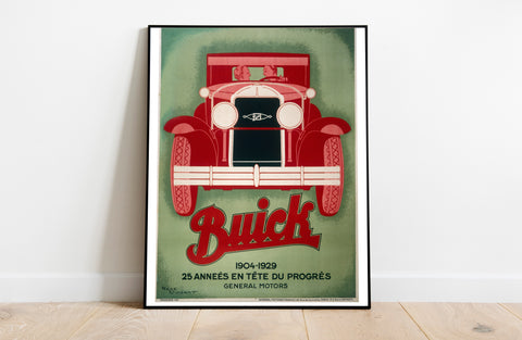 Vintage Retro Poster Of General Motors - Premium Art Print