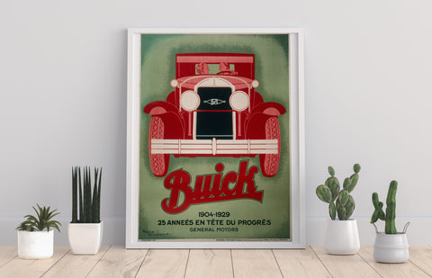 Vintage Retro Poster Of General Motors - Premium Art Print