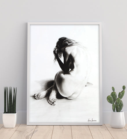 AHVIN239: Nude Woman Charcoal Study 38