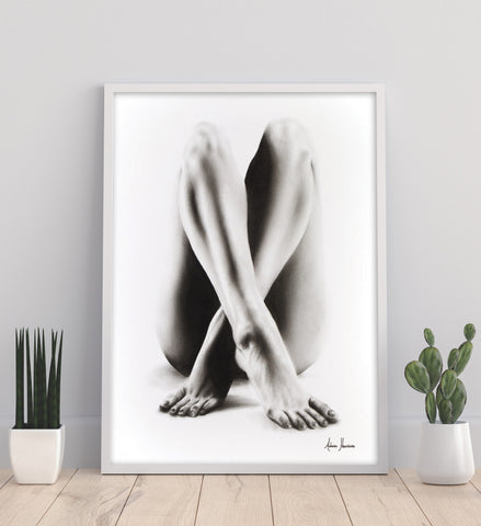 AHVIN244: Nude Woman Charcoal Study 61