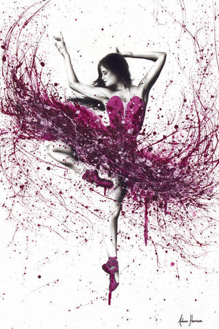 AHVIN250: Royal Rubellite Ballerina