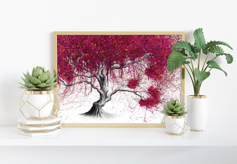 AHVIN427: Magenta Kissing Tree