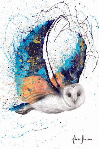 AHVIN559: Majestic Moonlight Owl