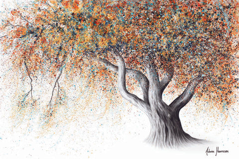 AHVIN627: Rusty Autumn Tree