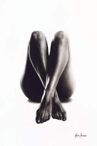 AHVIN69: Nude Woman Charcoal Study 44