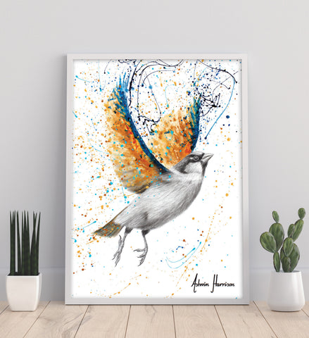 AHVIN723: Golden Prosperity Bird