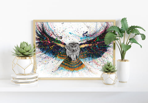 AHVIN771: Hypnotic Twilight Owl