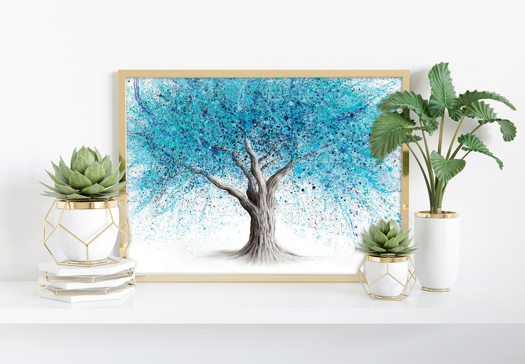 AHVIN784: Blue Blossom Tree