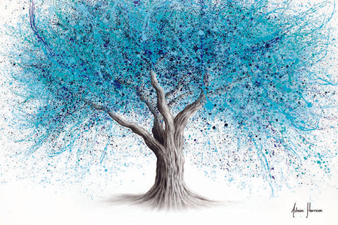 AHVIN784: Blue Blossom Tree