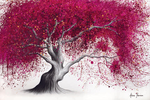 AHVIN834: Glowing Magenta Tree