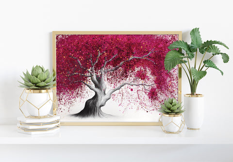 AHVIN834: Glowing Magenta Tree