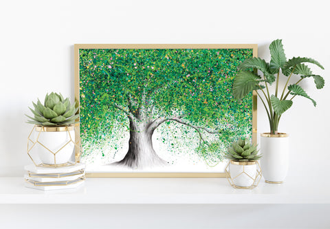 AHVIN885: Green Blossom Tree