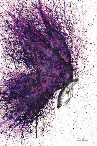 AHVIN91: Purple Sky Butterfly