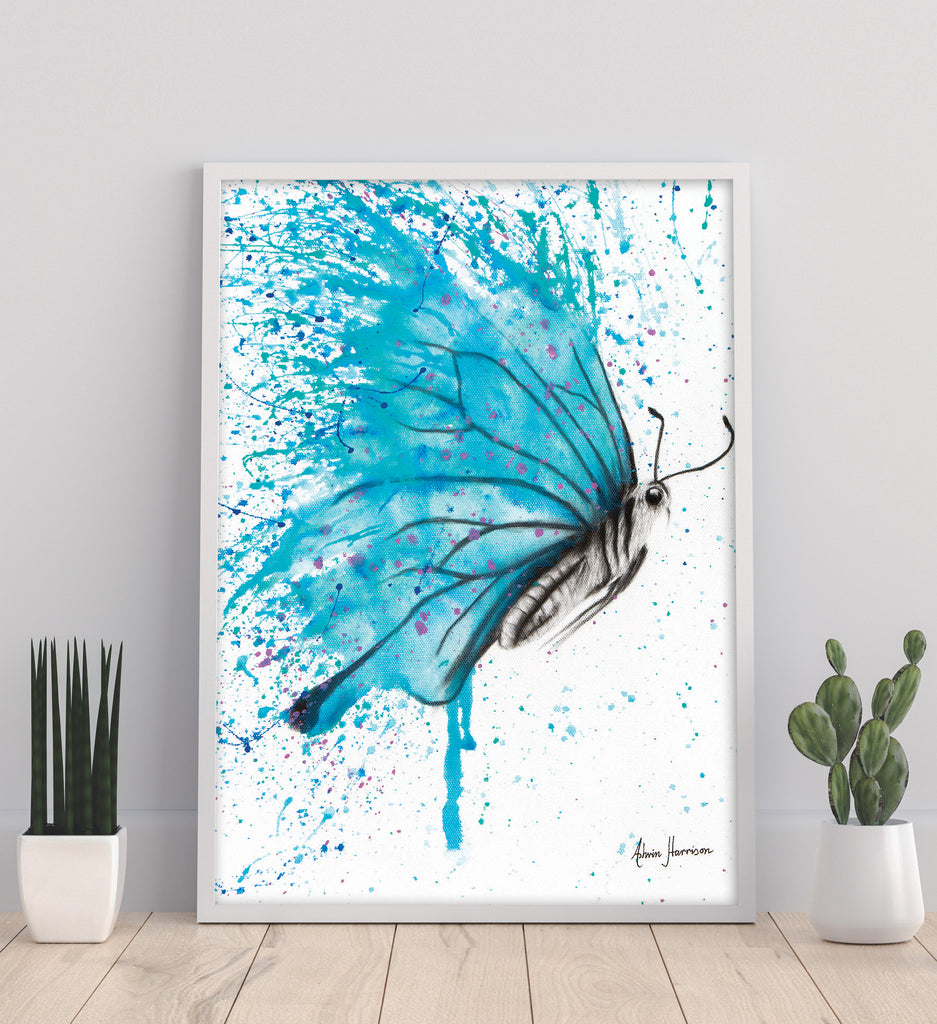 AHVIN9: Aqua Butterfly