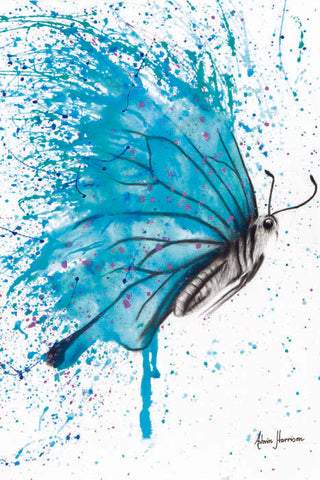 AHVIN9: Aqua Butterfly