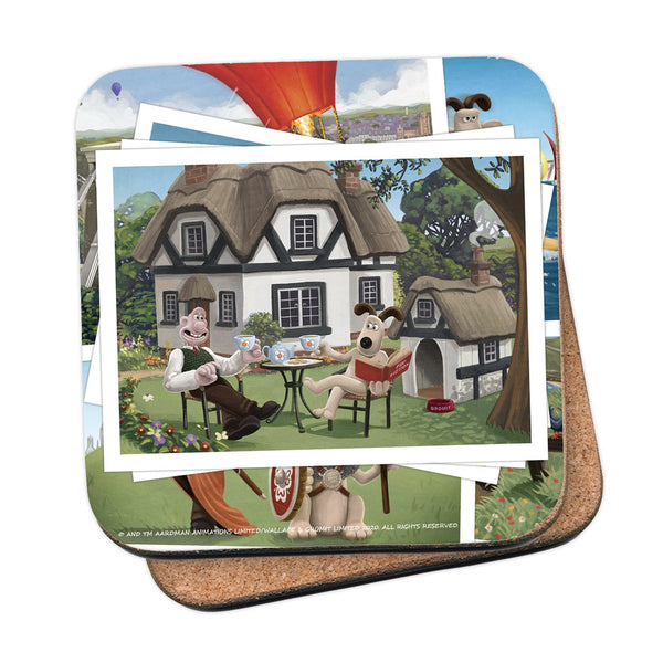 Wagr005 Wallace And Gromit Drinking Tea In The Garden Star Editions