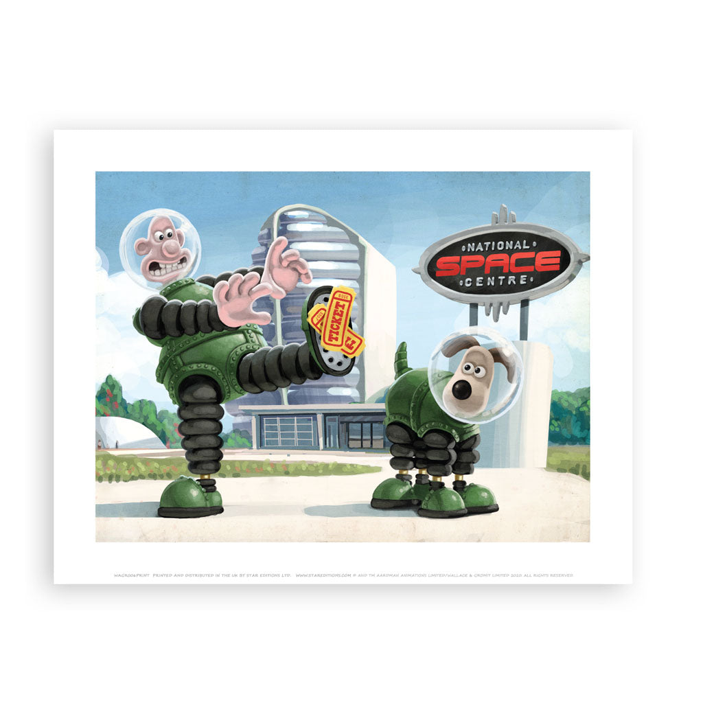 WAGR006: Wallace and Gromit visit National Space Centre