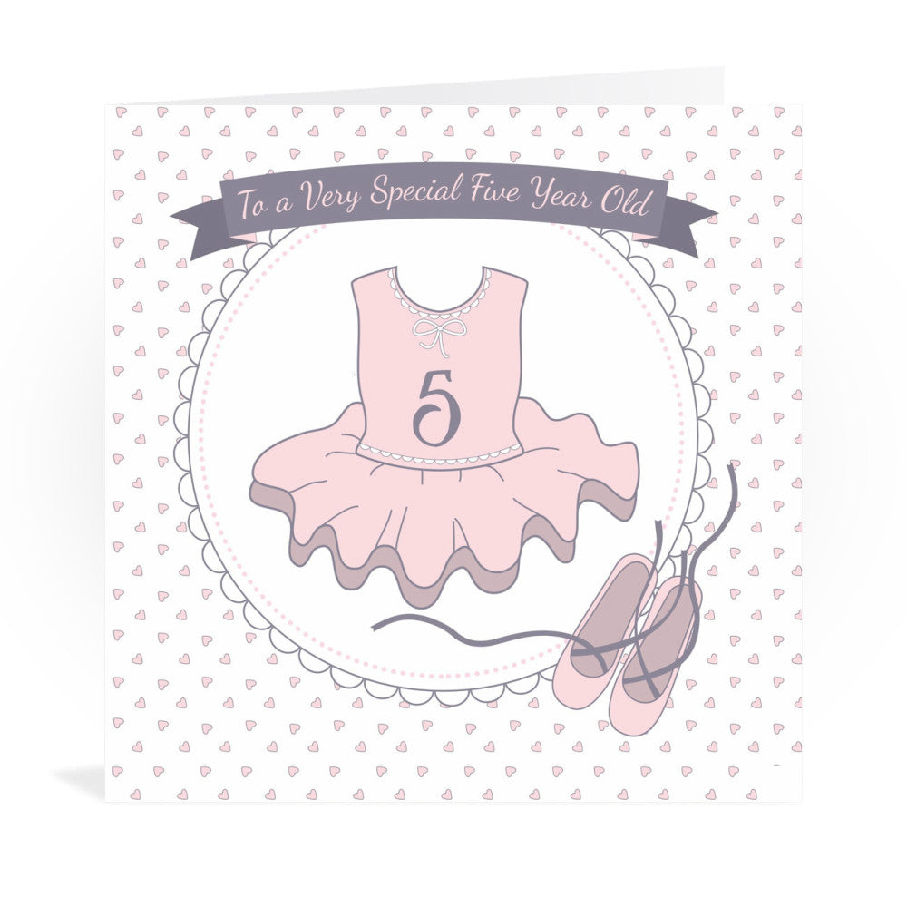 "To a very special 5 year old" Square Greeting Card Greeting Card 6x6