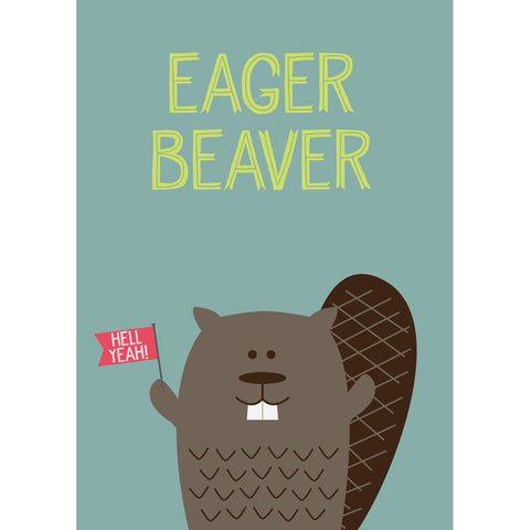 Eager Beaver Packaged Magnet