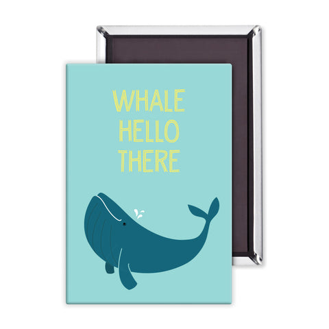 Whale Hello There Packaged Magnet