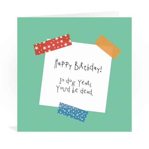 Happy Birthday Greeting Card Greeting Card 6x6