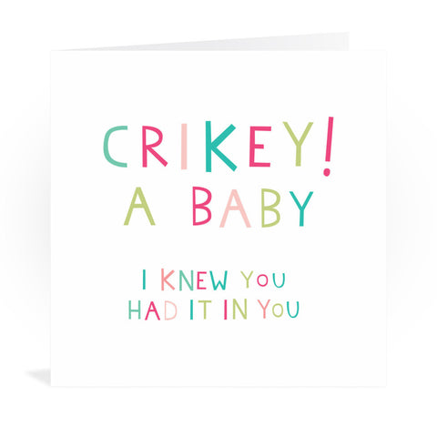New Baby Congratulations Greeting Card Greeting Card 6x6