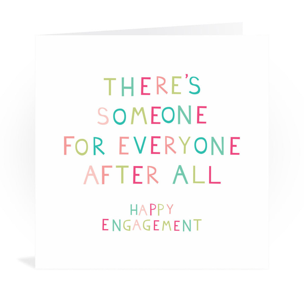 Engagement Congratulations Greeting Card Greeting Card 6x6