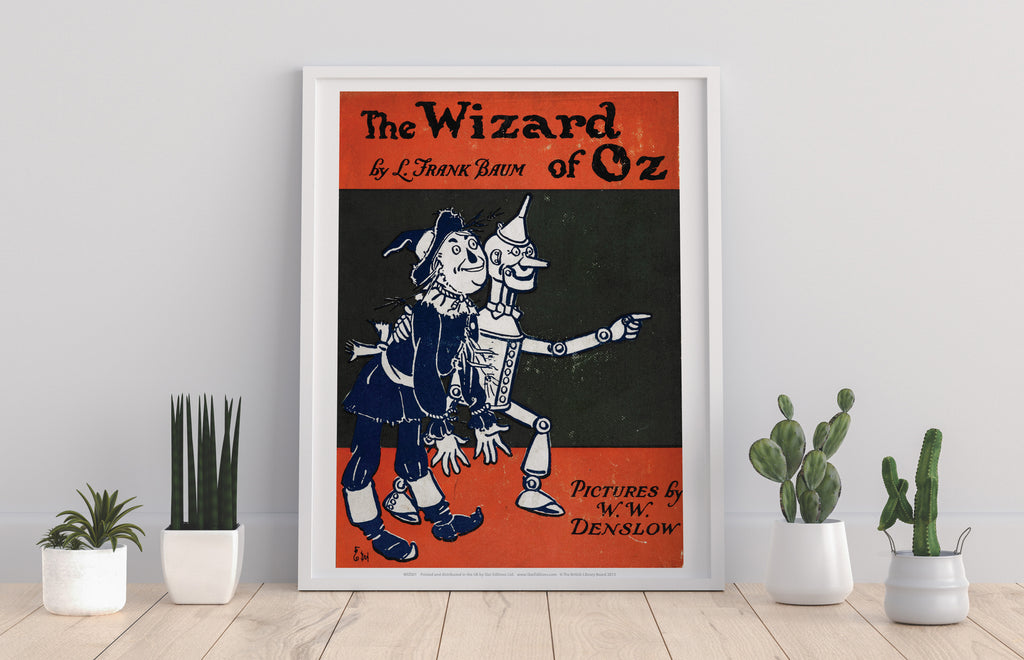 The Wizard Of Oz, Scare Crow, Tin Man, Art Print