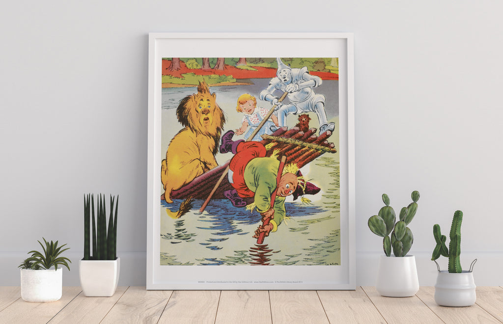 The Wizard Of Oz Dorothy, Tin Man, Toto, Scarecrow Art Print