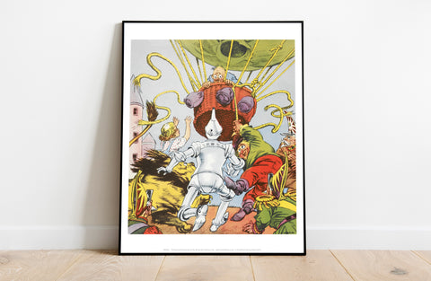 Wizard Of Oz Guardian Of The Gate, Hot Air Baloon Art Print