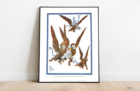 The Wizard Of Oz Flying Mokeys, Tin Man, Dorothy - Art Print