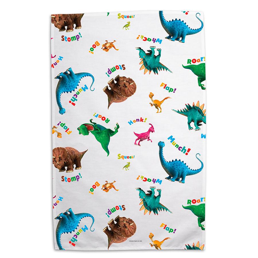 Dinosaur Roar AOP Tea Towel