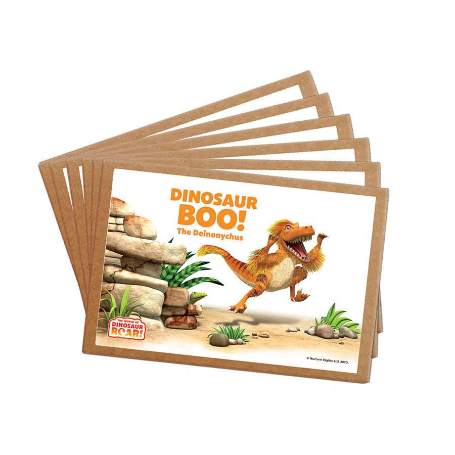 Dinosaur Boo The Deinonychus Postcard Pack