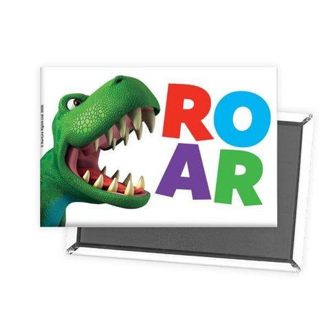 Dinosaur Roar Letters Rectangle Magnet