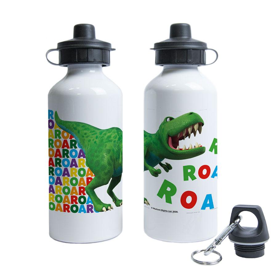 Dinosaur Roar Letters Squeak Water Bottle