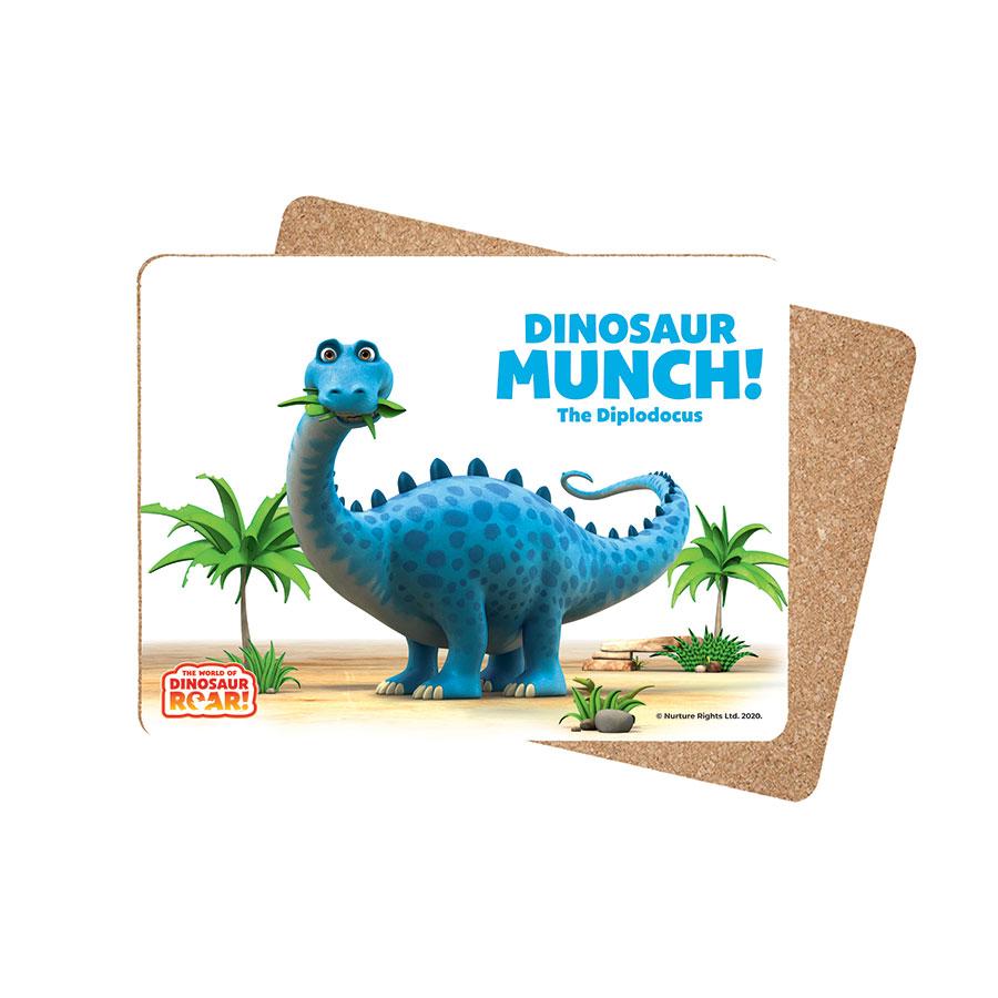 thumbnail image 2 of Personalized Laminated Dinosaur Placemat U2013 Honey Bespoke 2 of 12