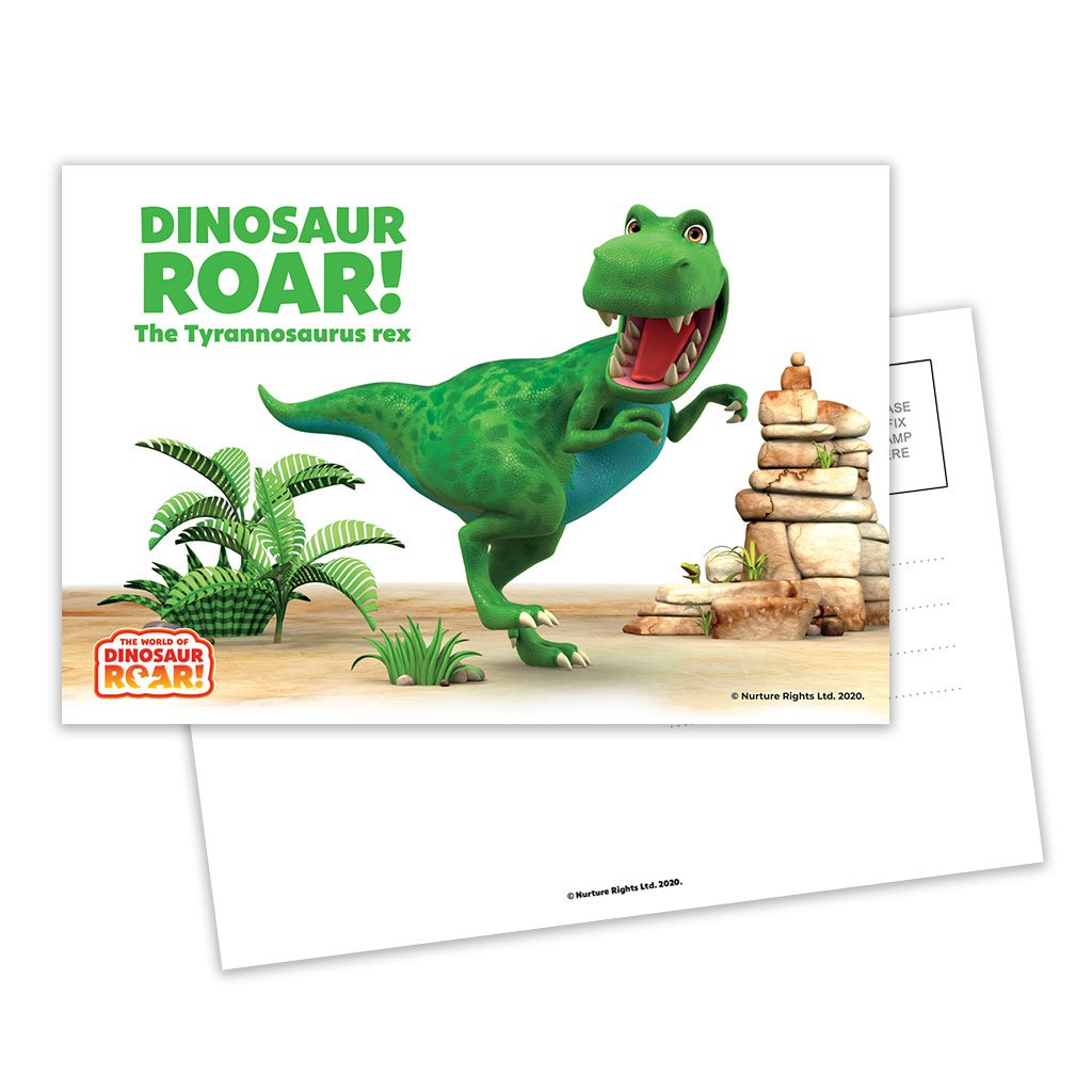 Dinosaur Roar The Tyrannosaurus rex Postcard
